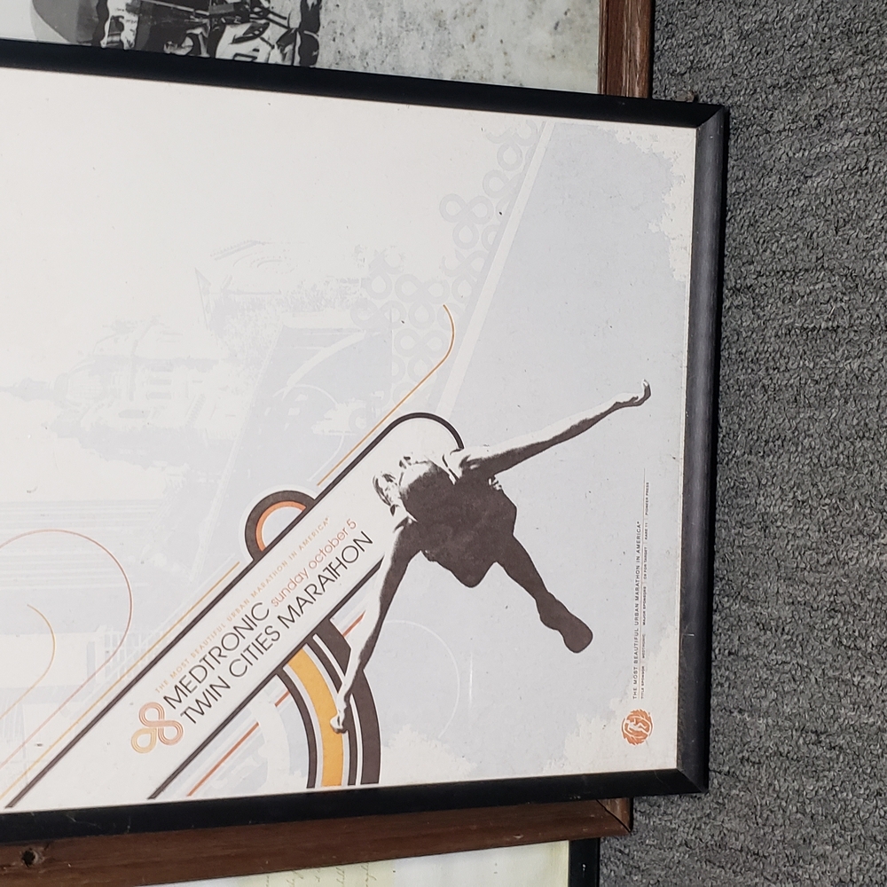 Twin Cities Marathon Framed Art Print